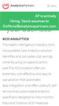 Mobile Screenshot of analyticspartners.com